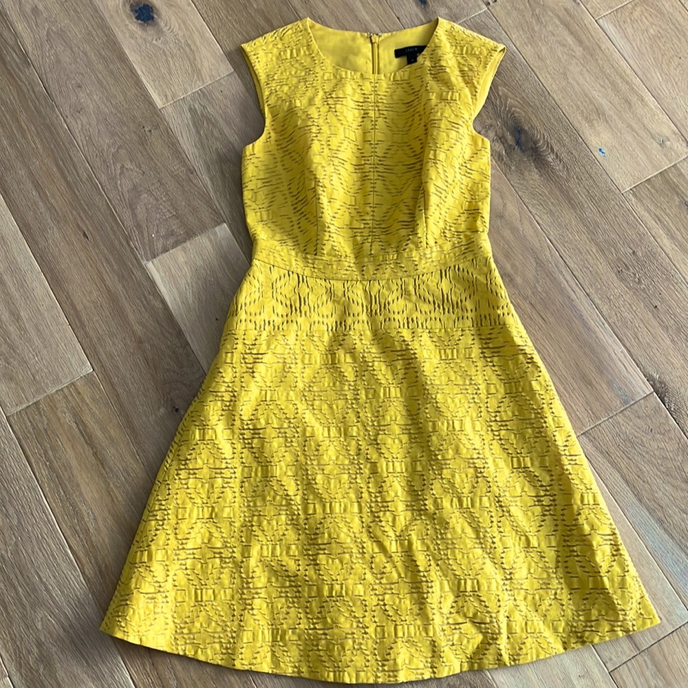 Rich mustard/yellow beautiful dress. Like new. Size 0.